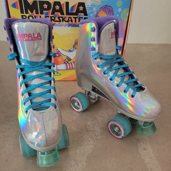 Impala Rollerskates Other - 🛼 Impala Holographic Rollerskates Roller Skates Rainbow Iridescent ASO Madonna
